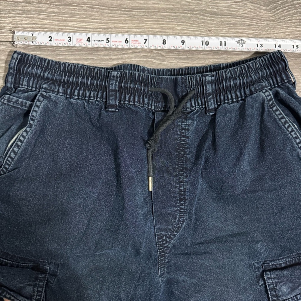 American Eagle Men's Navy Blue Cargo Relaxed Pants Cotton Blend Size Small - Picture 13 of 15